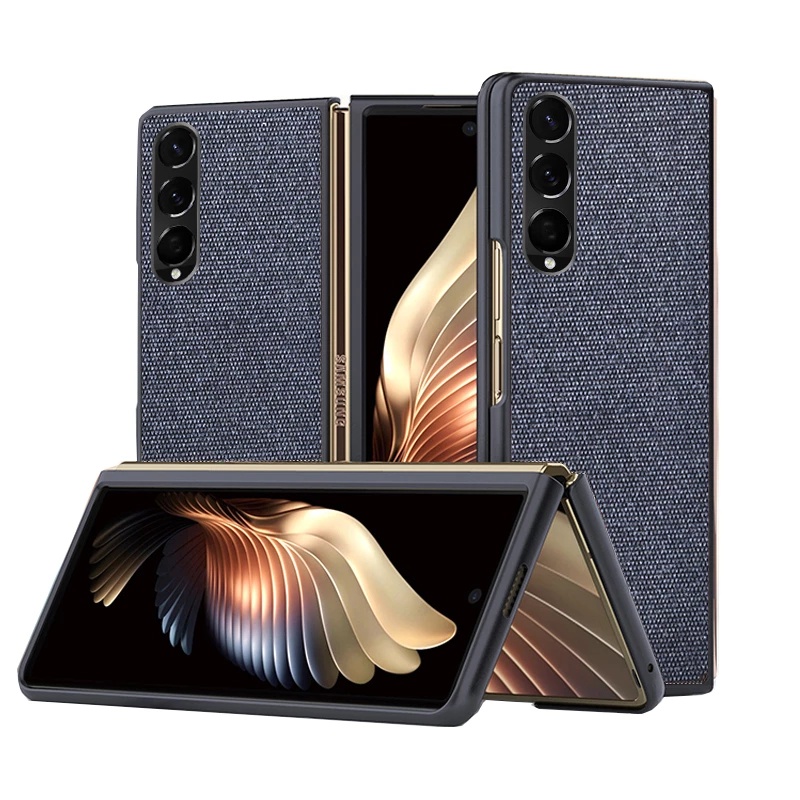 Ốp điện thoại mặt vải nhám chống va đập cho Samsung Galaxy Z Fold3 Z Fold 3 2 5g Fold2 Z Flip3