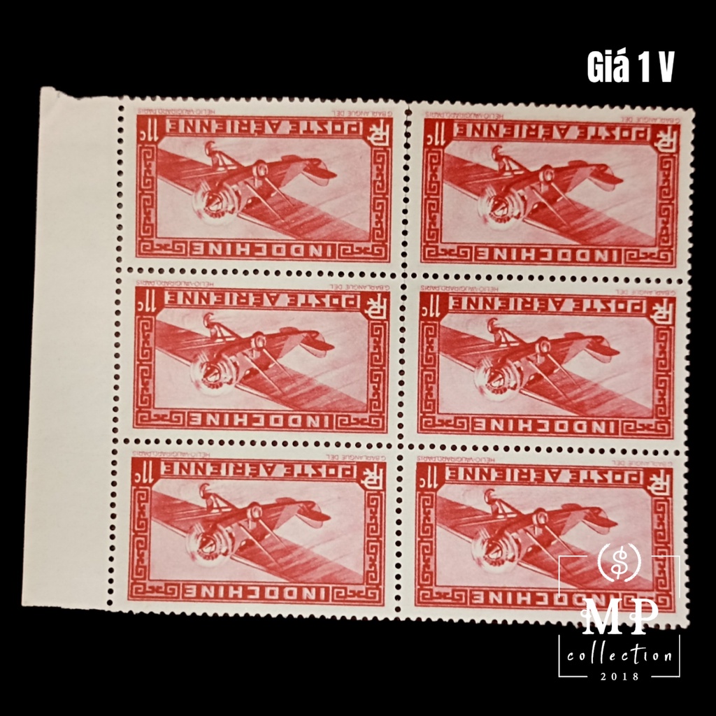 Tem Việt Nam xưa thời Pháp thuộc sưu tầm với hình ảnh máy bay