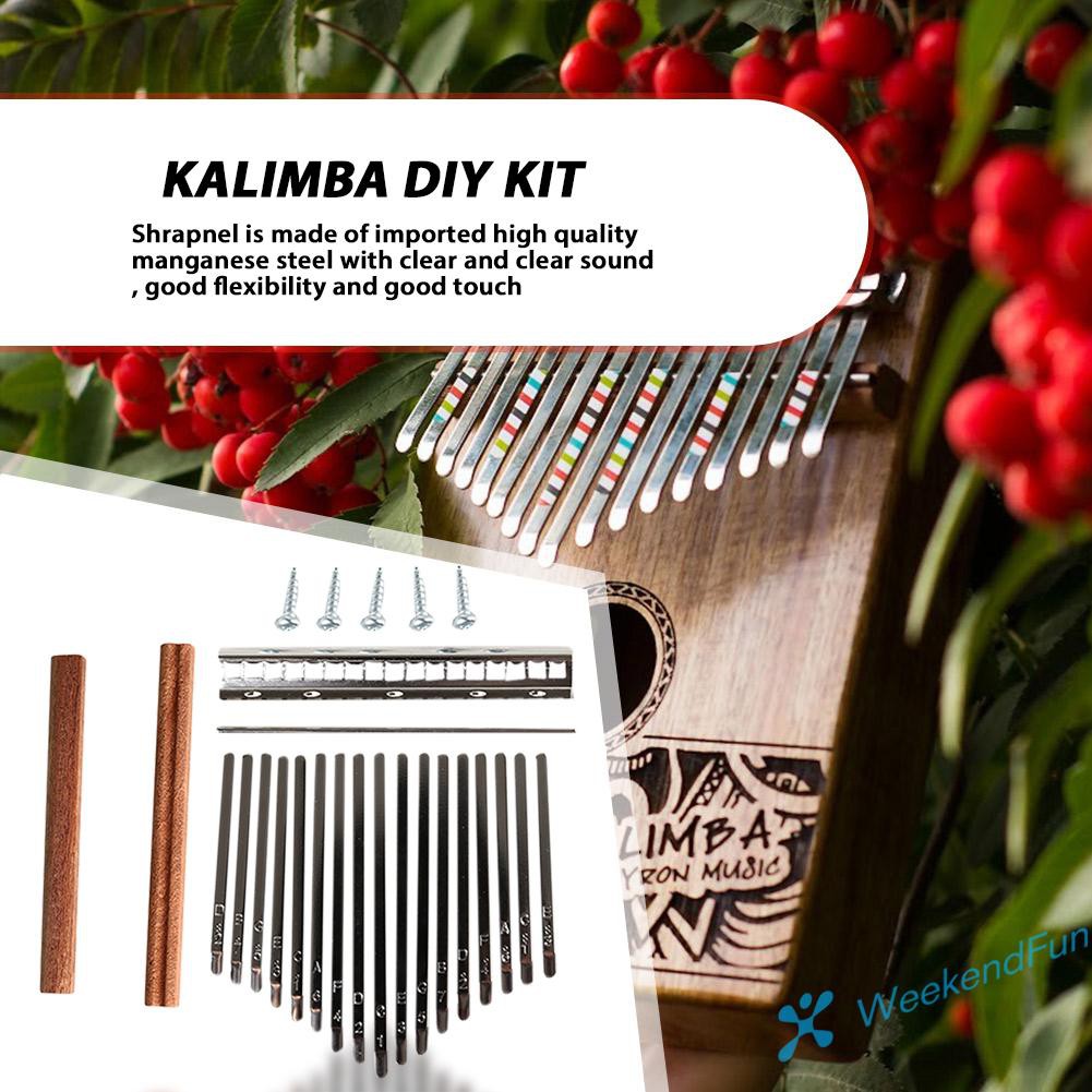 Bộ phím đàn kalimba 17 phím thay thế tiện dụng