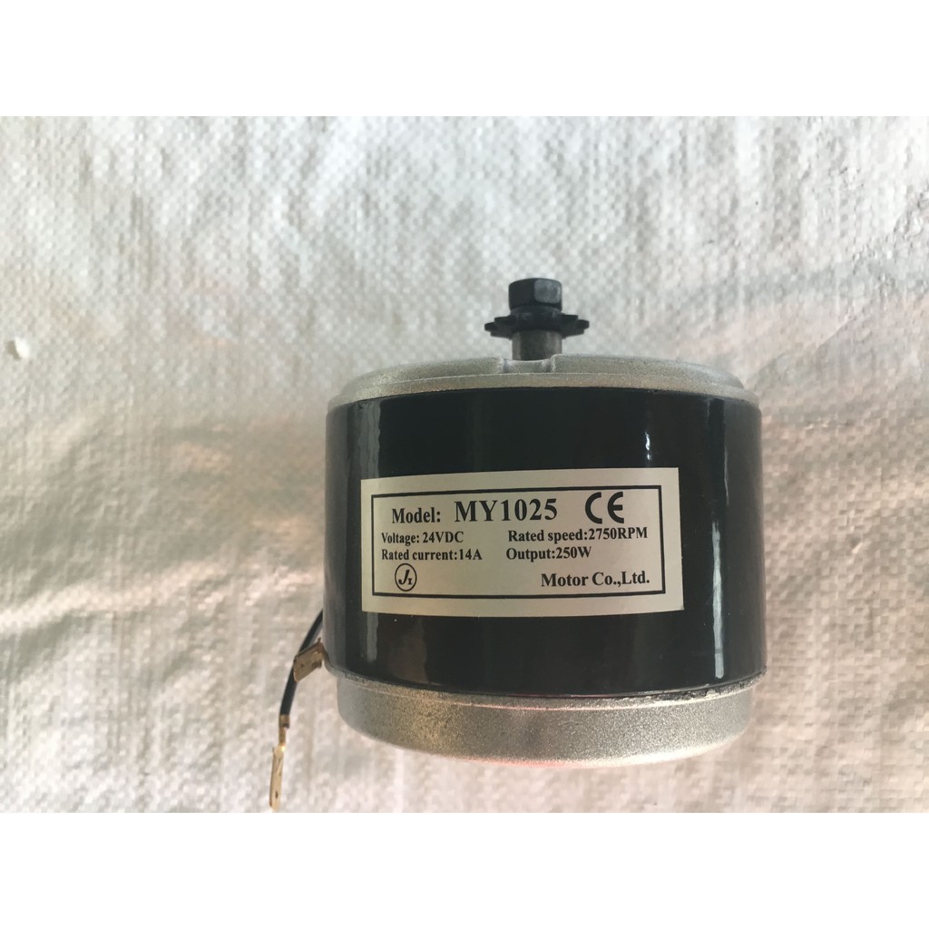 Motor 24V250W nhông xích 25H