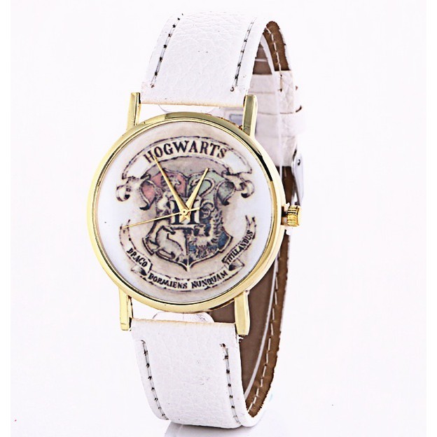 Fashion HOGWARTS Magic School Wristwatch Leather Strap Quartz Watches Xmas Gifts