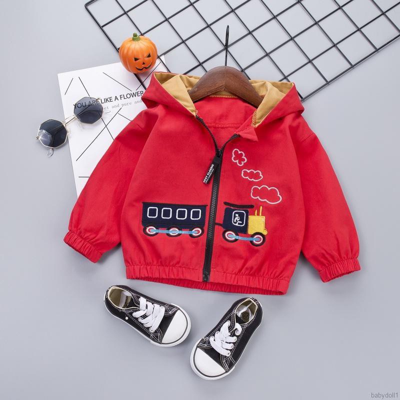 Áo khoác hoodie hình búp bê hoạt hình cho bé trai