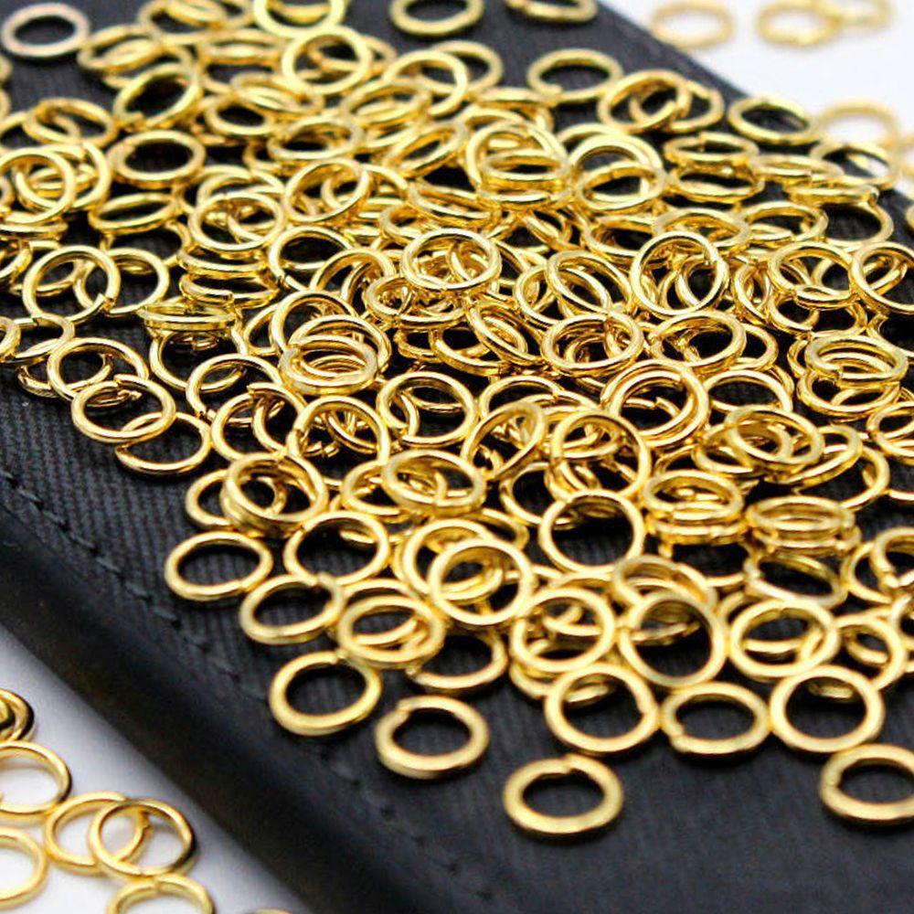 USNOW Vòng Bện Tóc Có Thể Tháo Rời Không Gỉ Không Phai Màu Phong Cách Hip Hop