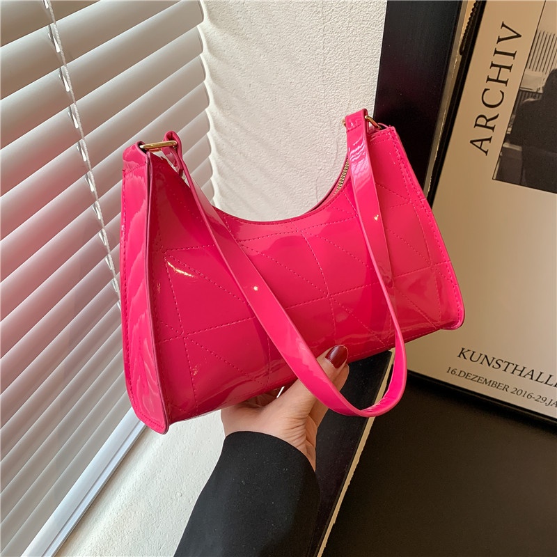 Túi Đeo Vai Màu Trơn 2022 Thời Trang Đơn Giản Cho Nữ