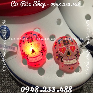 Jibbitz nút trang trí dép charm-sticker đèn(E13-E16). Shop Ship từ 10 con trở lên