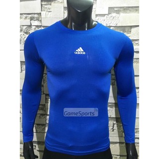 Áo giữ nhiệt thể thao BD04 xanh blue ( áo giữ nhiệt bóng đá, áo body nam nữ )..