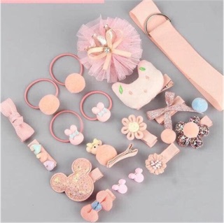 Set kẹp tóc 18 chi tiết cho bé gái