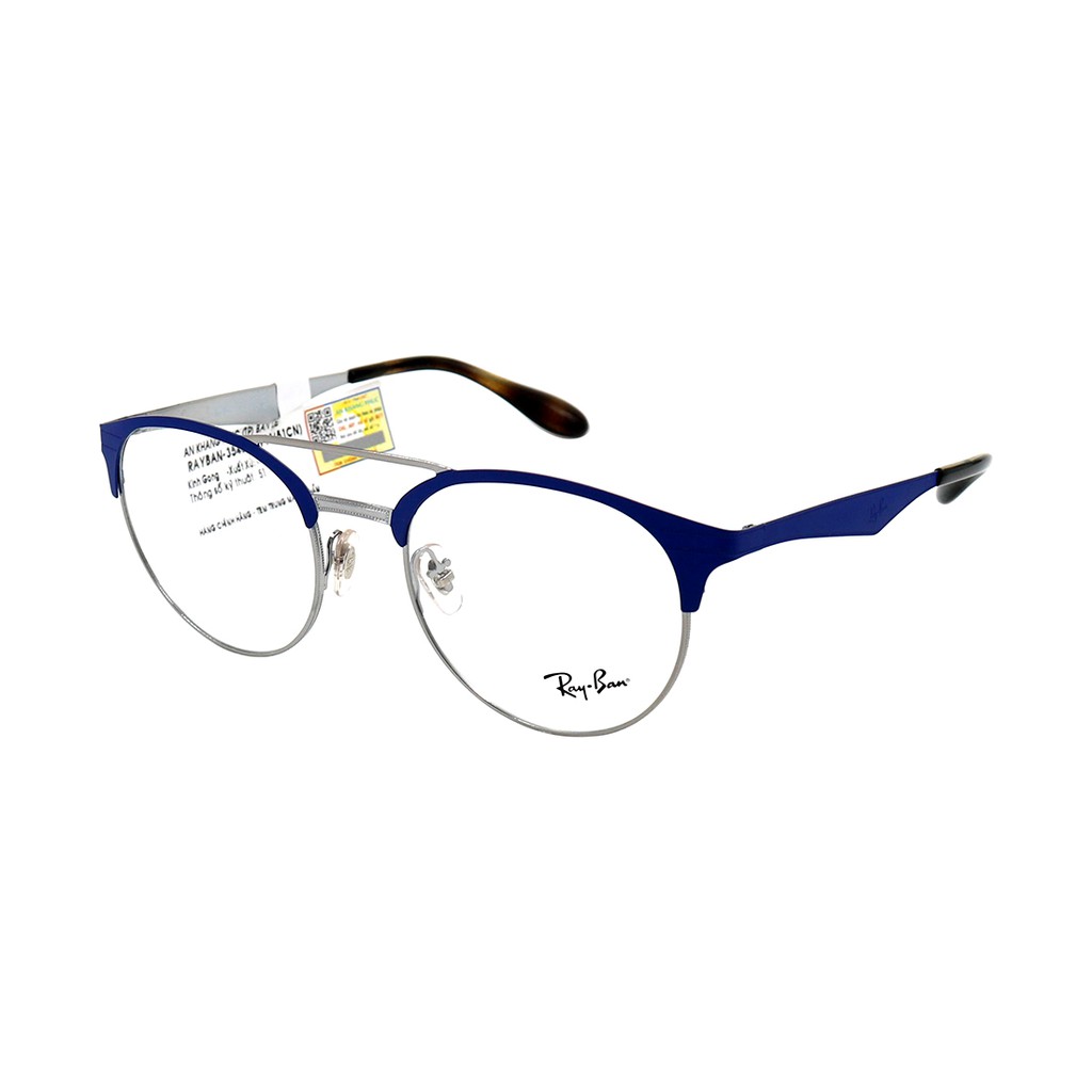(Hàng chính hãng) Gọng kính nam nữ Rayban RB3545V (51-20-145) màu sắc thời trang, thiết kế dễ đeo bảo vệ mắt