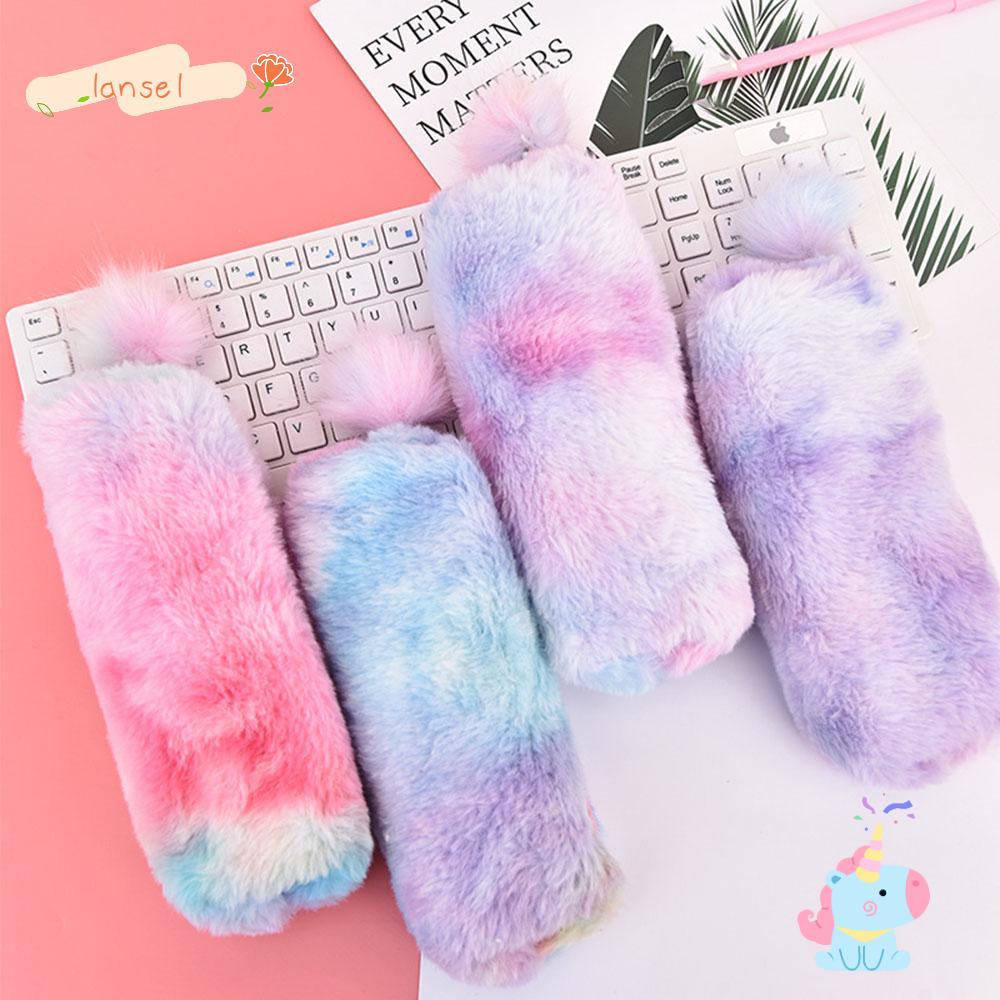 Bóp Viết Hình Bát Giác Màu Sắc Gradient Kèm Túi Đựng Mỹ Phẩm