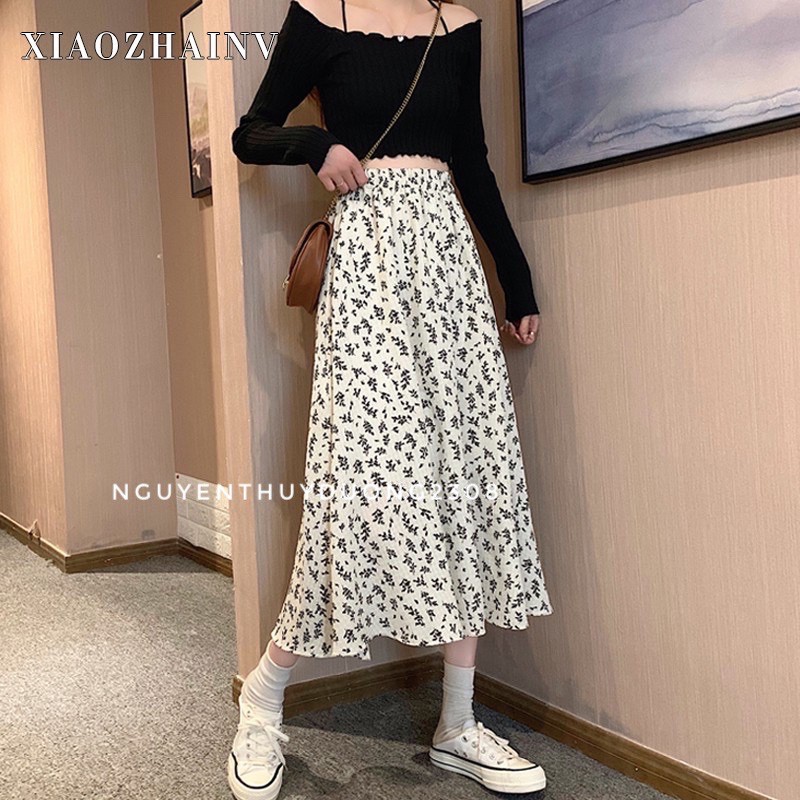 [Ảnh thật/Sẵn]Chân váy hoa nhí vintage 510 hàng quảng Châu | BigBuy360 - bigbuy360.vn