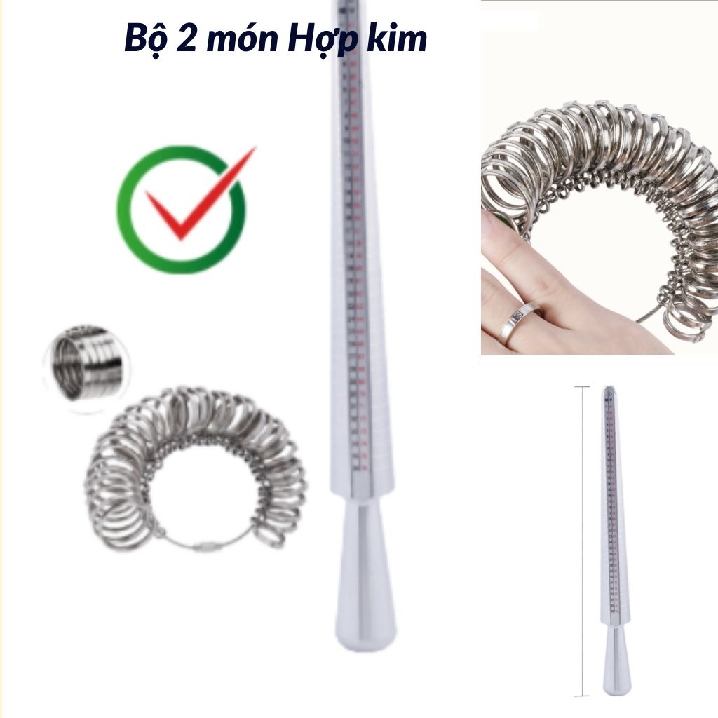 Đo ni nhẫn dụng cụ đo kích cỡ nhẫn JSP chuyên dụng chất lượng đo size nhẫn đo ni tay.