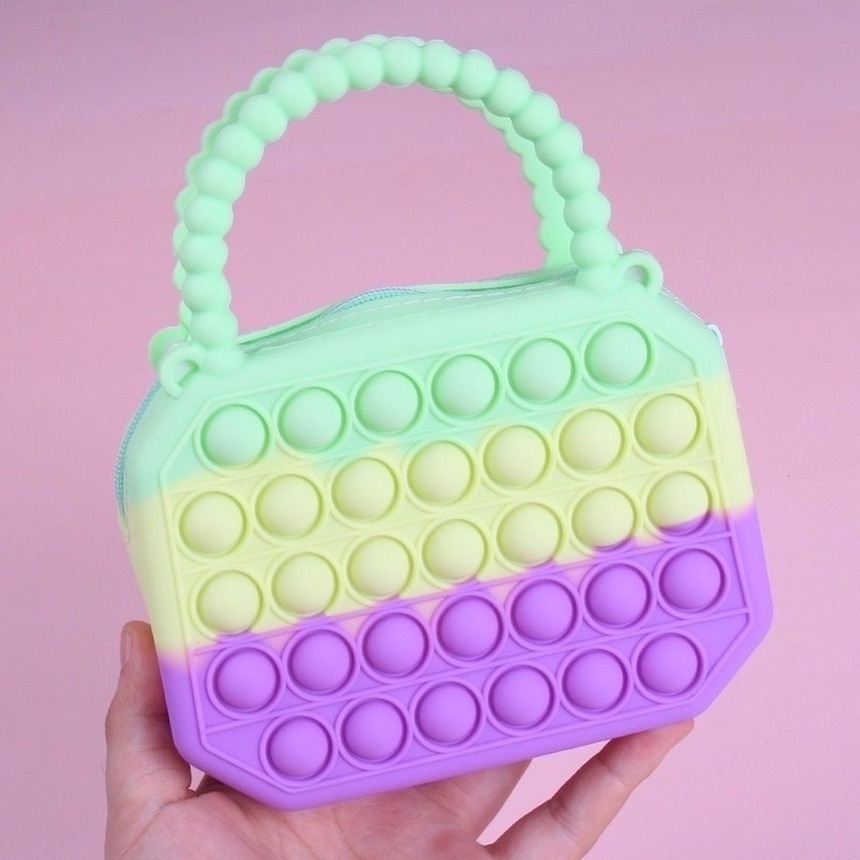 COD Pop it Bag Túi xách màu sắc cầu vồng cỡ lớn dành cho trẻ em yjteam66.vn