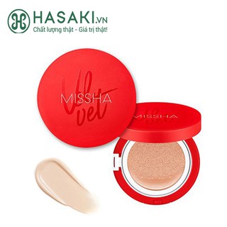 Phấn Nước Mềm Mịn MISSHA Velvet Finish Cushion SPF50 PA+++ 21 Light Beige 15g