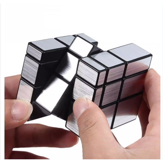 Rubik Biến Thể Mirror Cube 3x3 Rubic Gương màu bạc