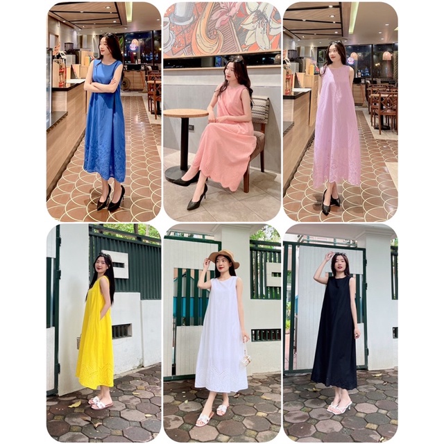 Đầm thô dáng suông