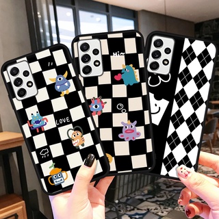 Ốp Điện Thoại Mềm Họa Tiết Caro Trắng Đen Cho Huawei Nova 5T Nova 7i 5i 5Z 6 7 SE 2i 3i 4 5 Pro honor 20 20s #M067