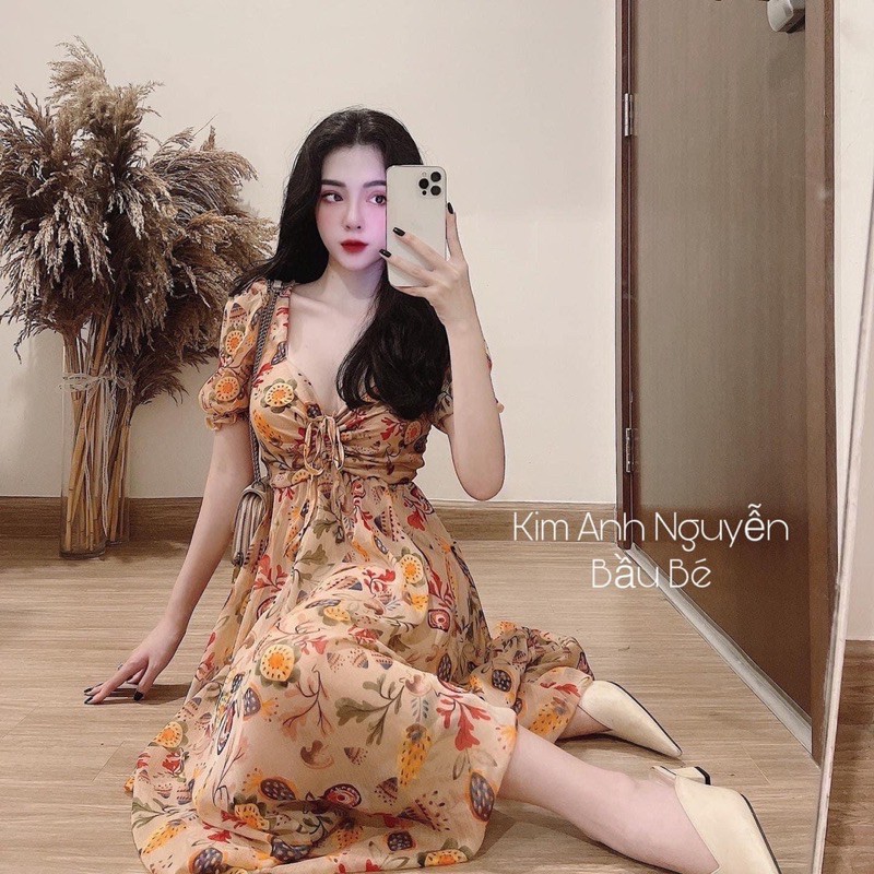 [Mã WASTMAY giảm 15% tối đa 30K đơn 150K] BÁN SỈ VÁY HOA RÚT DÂY CHO NỮ | BigBuy360 - bigbuy360.vn