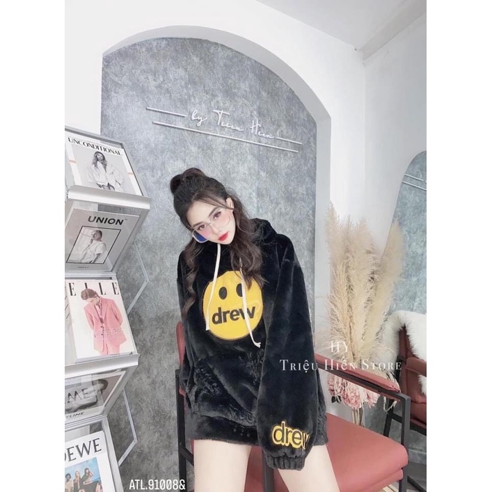 Áo hoodie lông mặt cười - Chất vải lông dầy dặn hai mặt, mềm đẹp - BD32 | BigBuy360 - bigbuy360.vn
