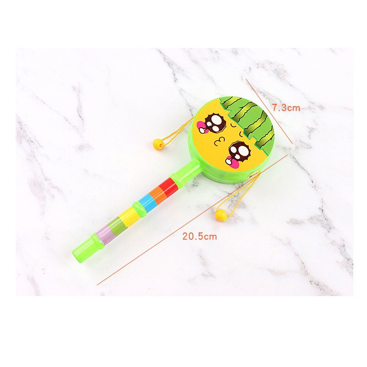 Trống lắc tay hoạt hình dễ thương cho bé