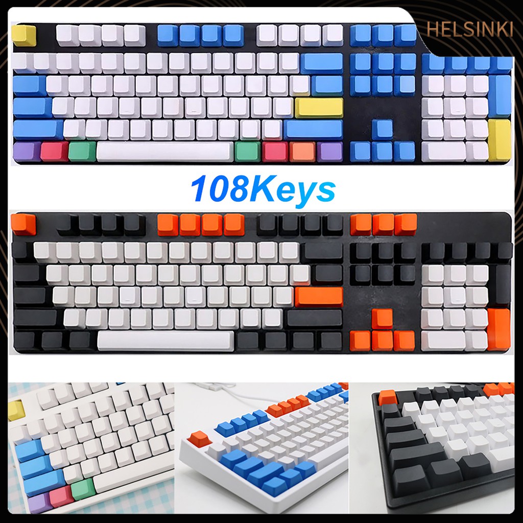 Bộ 108 Nắp Đậy Phím Cơ Pbt Thay Thế Cho Bàn Phím Cơ