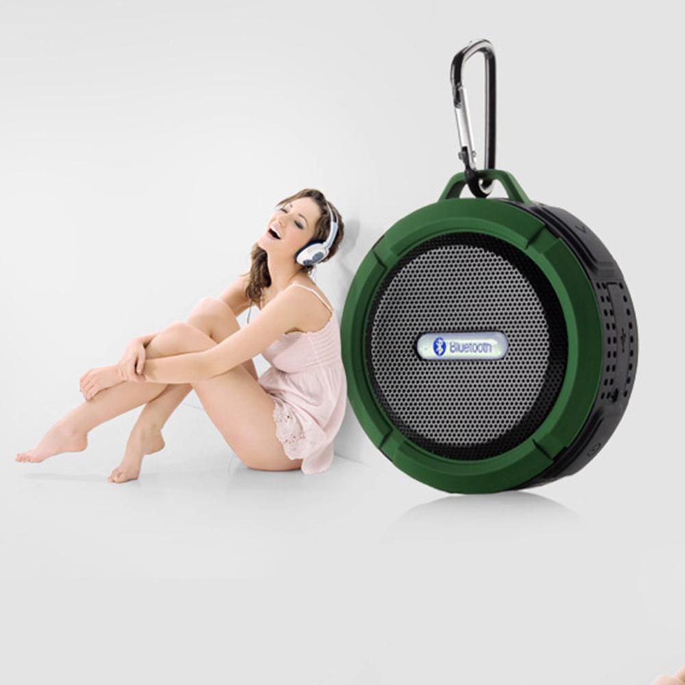 Loa Bluetooth không dây rảnh tay Mic hút không thấm nước, dánn tườg - Loa ngoài nhỏ C6