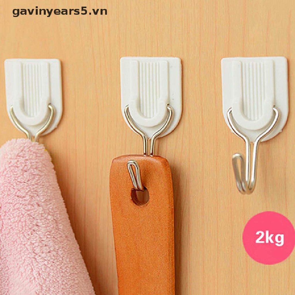 6 Móc Treo Đồ Dán Tường Tiện Lợi