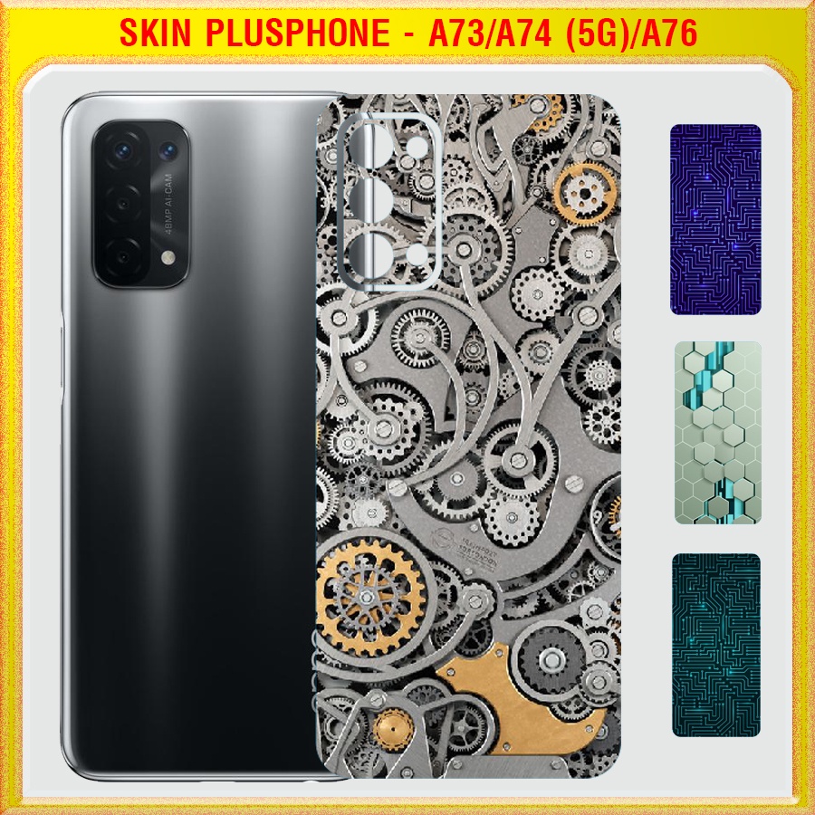 Dán Skin mặt sau cho Oppo A73 5G, A74, A74 5G, A76 nhiều mẫu độc lạ