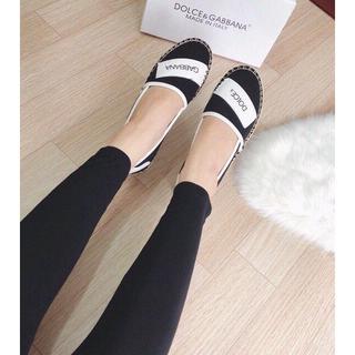 Giày slipon đế cói phối màu (Kèm 4 ảnh thật cuối)