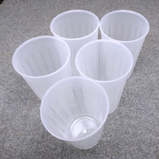 Cốc nhựa sọc trắng lố 10c