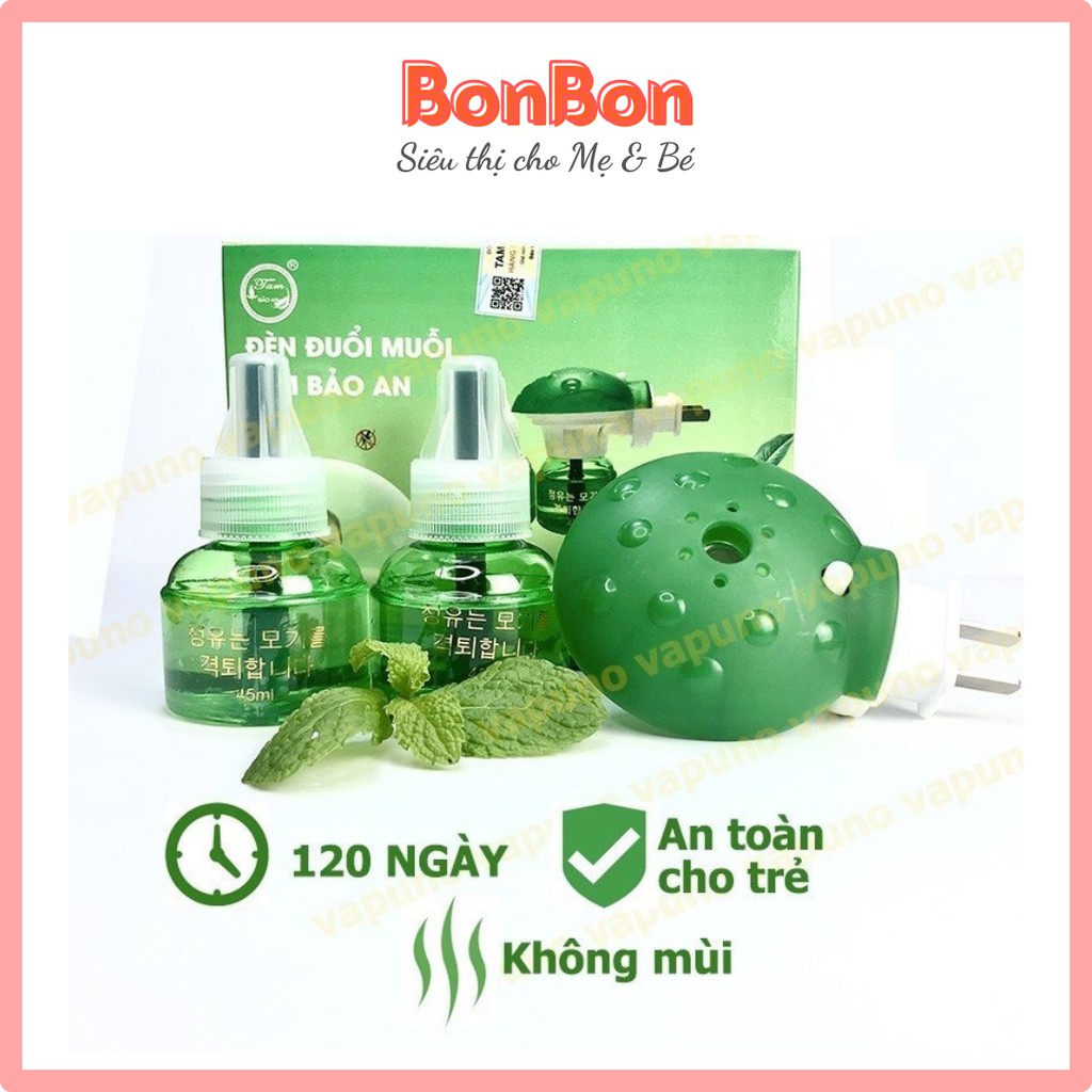 Đèn Đuổi Muỗi Xông Tinh Dầu Chống Muỗi Hàn Quốc An Toàn Cho Bé