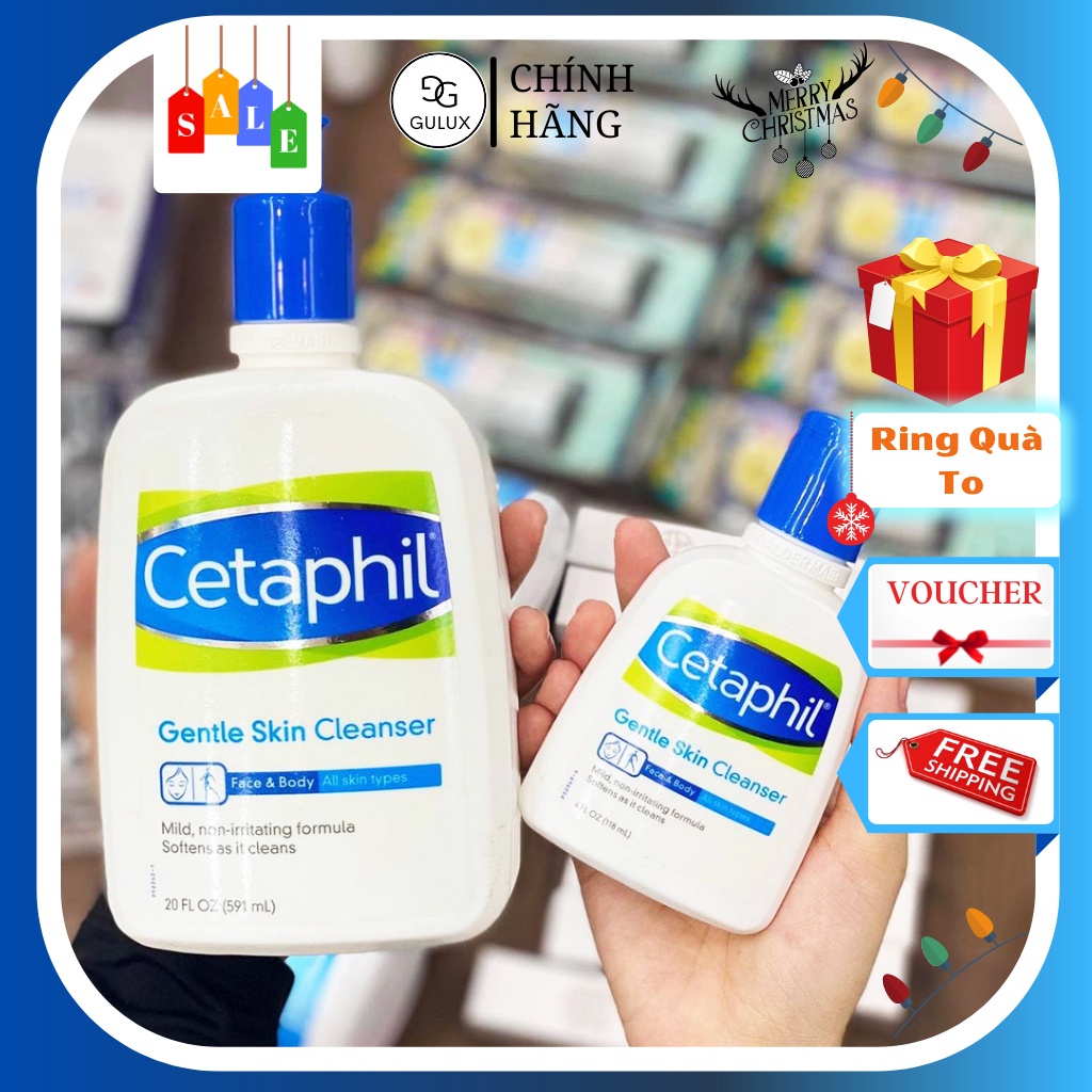 Sữa rửa mặt dành cho da mụn Cetaphil Gentle Skin Cleanser 500ml - Nội địa Canada