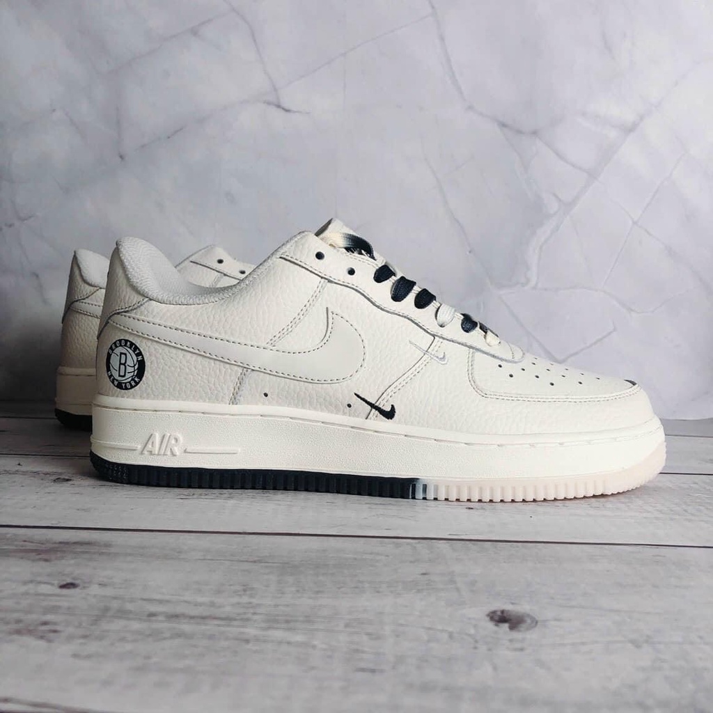 Giày Sneaker Nam Nữ Âm Dương,Giày Sneaker Brooklyn Kem