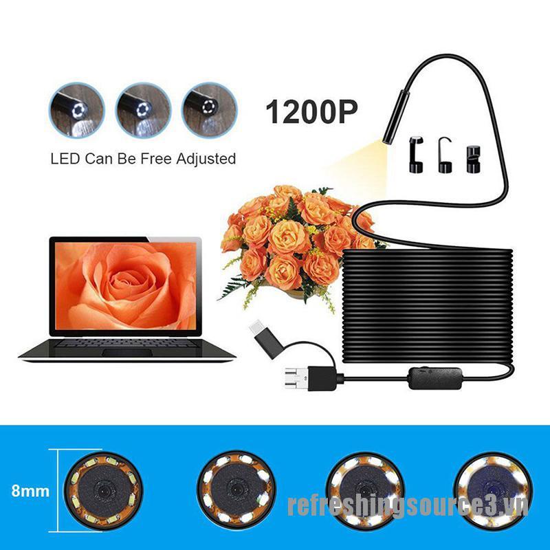 Camera 3 Trong 1 Cổng Usb Loại C 5.5 / 7 / 8mm Hd Ip68