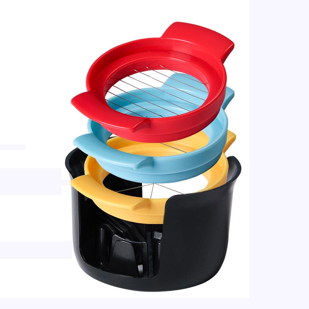 Dụng Cụ Cắt Trứng 3 Trong 1 Với 3 Kiểu Dáng Khác Nhau