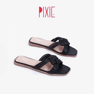 Dép nữ quai sợi đan chong chóng pixie x775