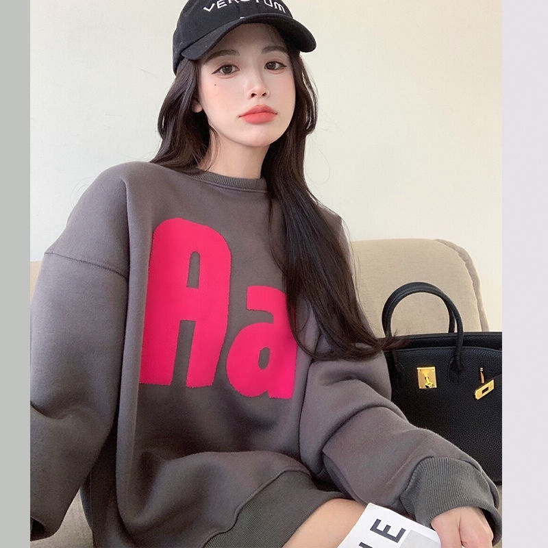 Áo sweater vải nhung mỏng che khéo bụng thời trang mùa đông cho nữ | BigBuy360 - bigbuy360.vn