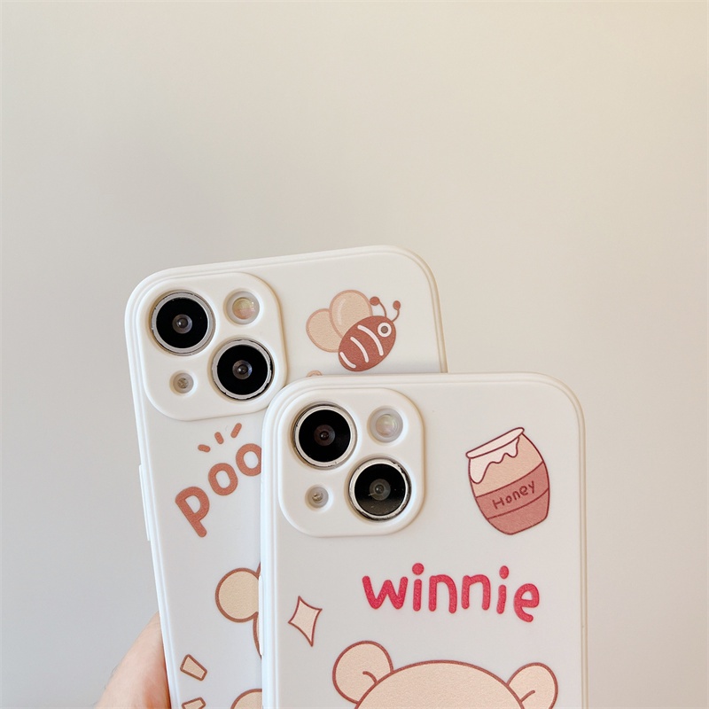 Ốp Lưng Winnie The Pooh Dễ Thương Nhiều Mẫu Mã Cho Điện Thoại Iphone 13 / 12 Pro Max iP11 Xr 7 8 Plus
