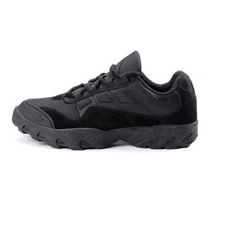 Giày boots lính buộc dây cổ thấp
