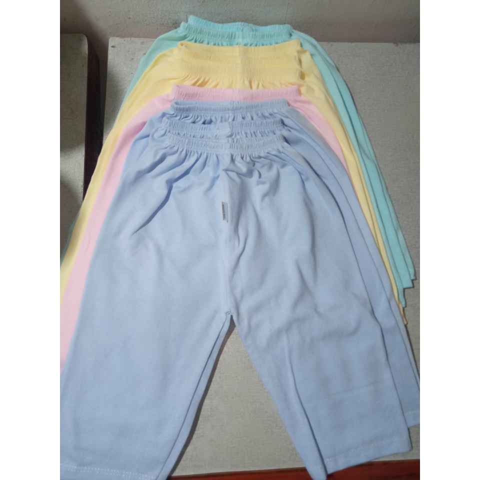 Quần dài màu sơ sinh Bossini 100% cotton