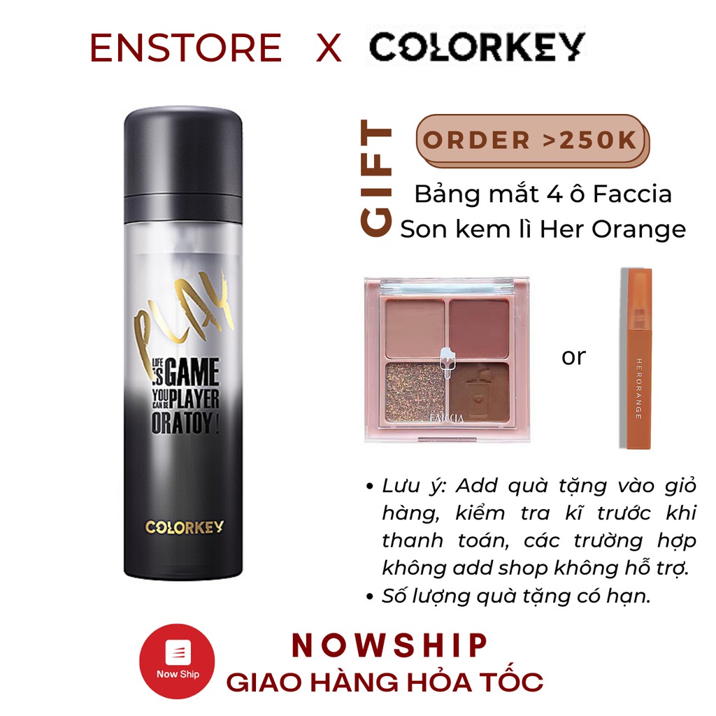 [COLORKEY] Xịt make up Colorkey Setting Spray 50ml (bản thường)