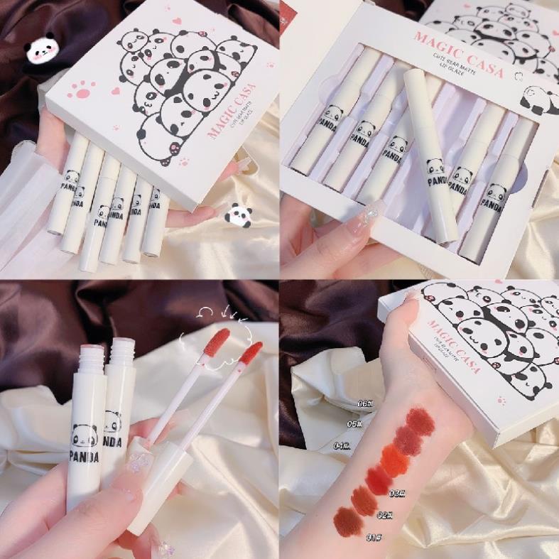 Set son magic casa Gấu Trúc gồm 6 thỏi siêu đẹp