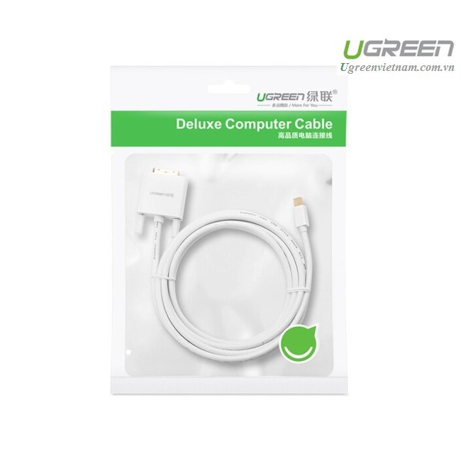 Cáp chuyển đổi Mini Displayport to DVI dài 2M Ugreen 10405