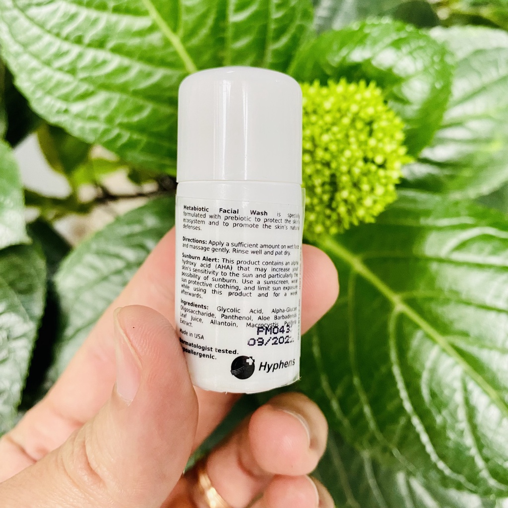 Sữa Rửa Mặt TDF Metabiotic Facial Wash Dành Cho Da Dầu Và Da Mụn Loại Du Lịch 12ml