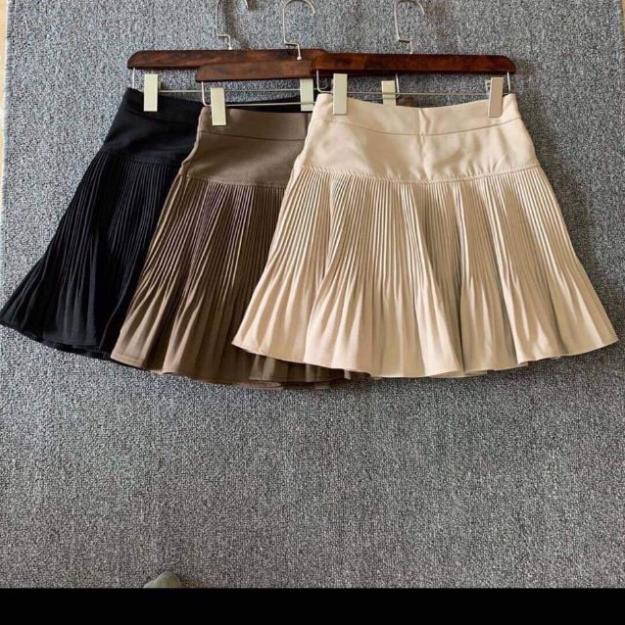 Xả hàng Chân váy xòa ly tăm có lót quần trong váy ,chất liệu cao cấp cam kết hàng loại đẹp cho xem hàng CV059