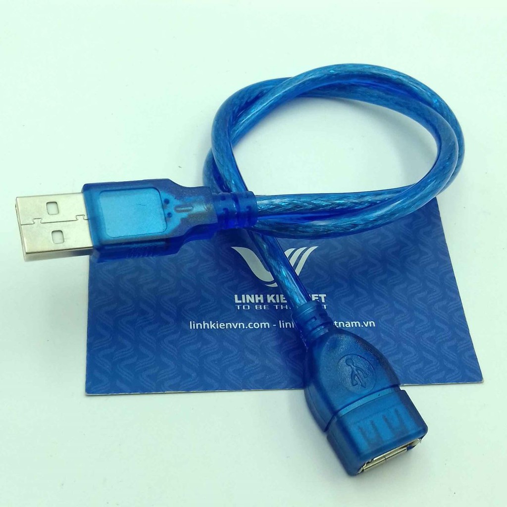 Dây cáp USB ĐỰC - CÁI dài 50cm