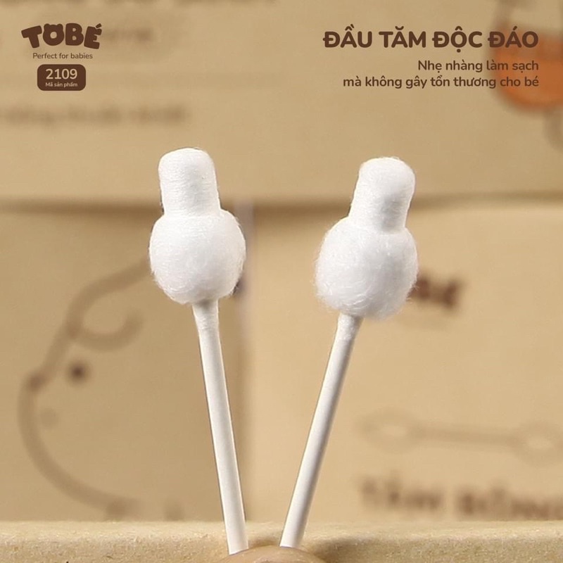 Tăm bông hồ lô chuyên dùng cho bé Tobé 100 cái