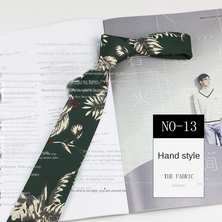 Cà Vạt 7cm 24H In Họa Tiết Phong Cách Trung Hoa Cổ Điển Độc Đáo Thời Trang Cho Nam Và Nữ