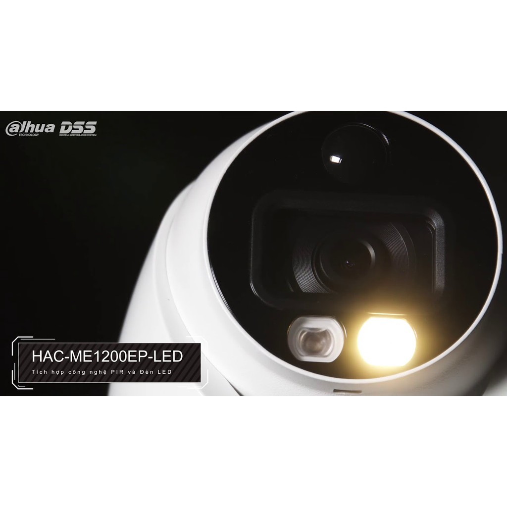 Camera HDCVI Dome hồng ngoại 2.0 Megapixel DAHUA DH-HAC-ME1200EP-LED -HÀNG CHÍNH HÃNG dss