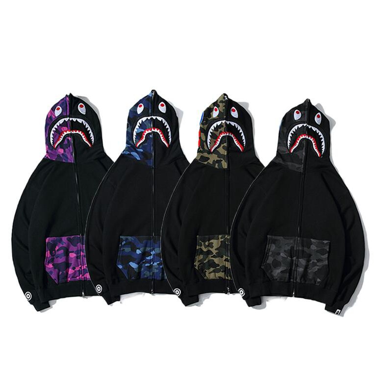 BAPE Áo Hoodie Vải Cotton In Họa Tiết Thời Trang Cho Nam Và Nữ