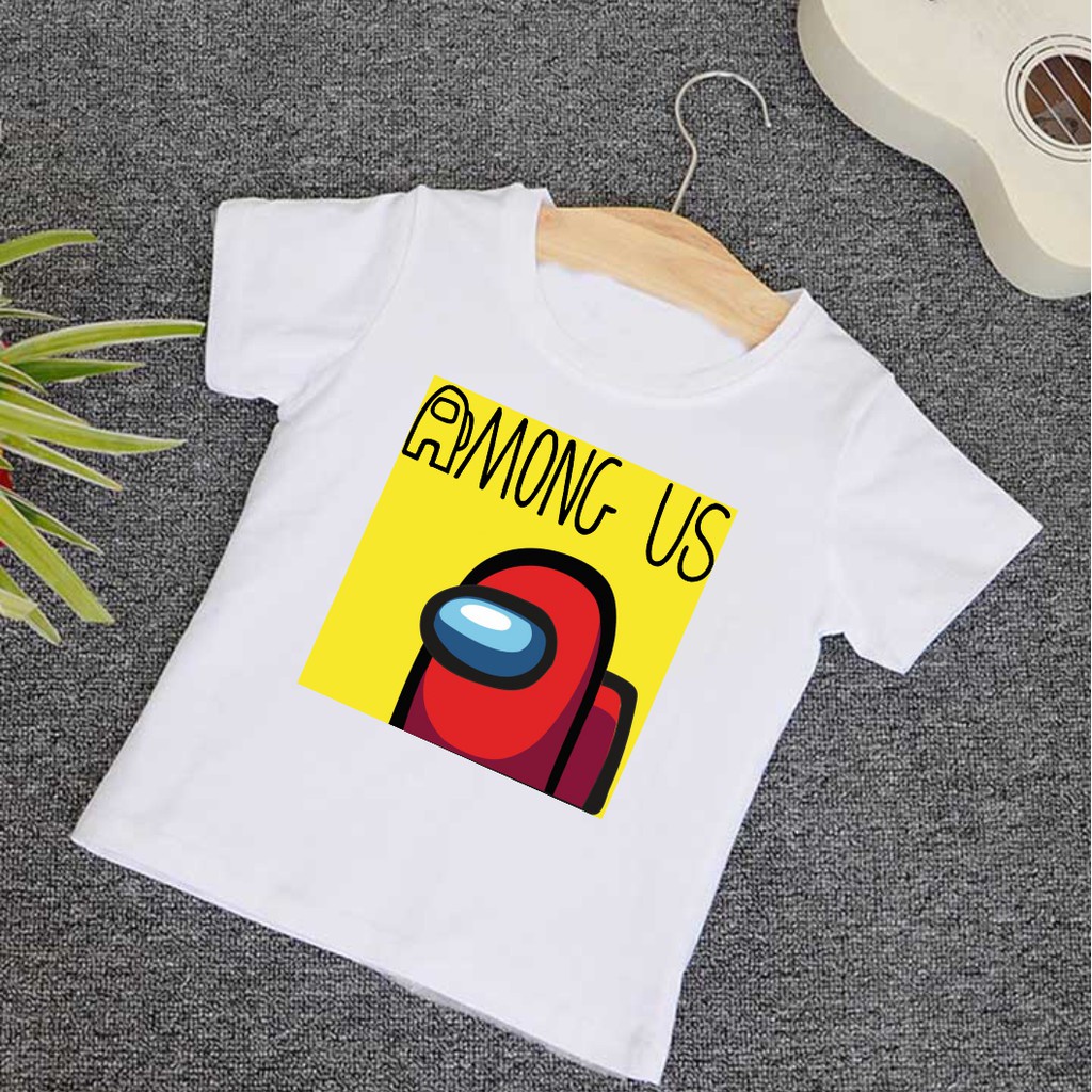 [sĩ] Áo Among us bé trai chất cotton xịn mịn mát